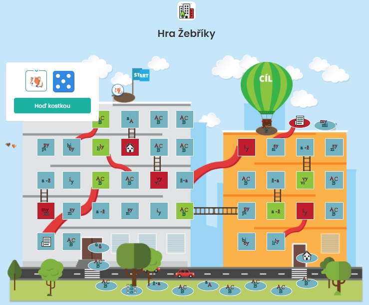 Hra Žebříky Hra Žebříky