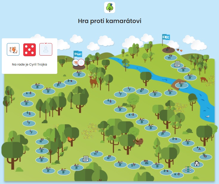 Hra Rebríky proti kamarátovi Hra Rebríky proti kamarátovi