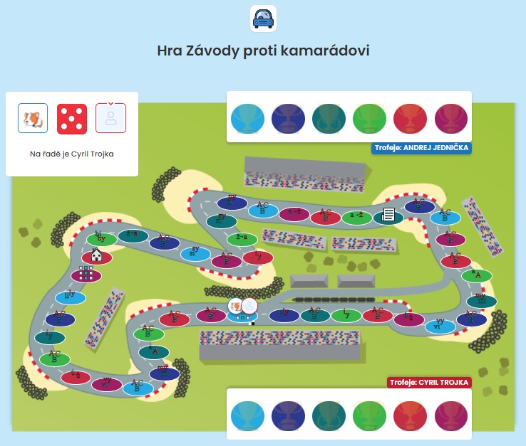 Hra Závody proti kamarádovi Hra Závody proti kamarádovi